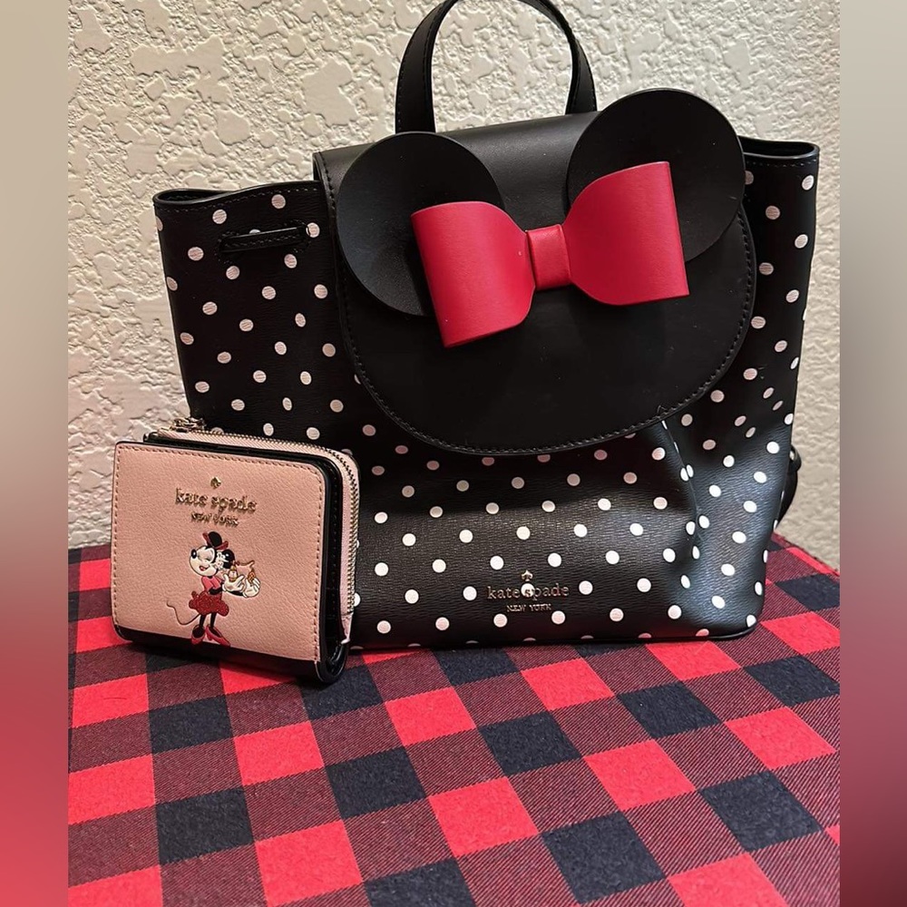 Kate spade backpack purse and matching wallet